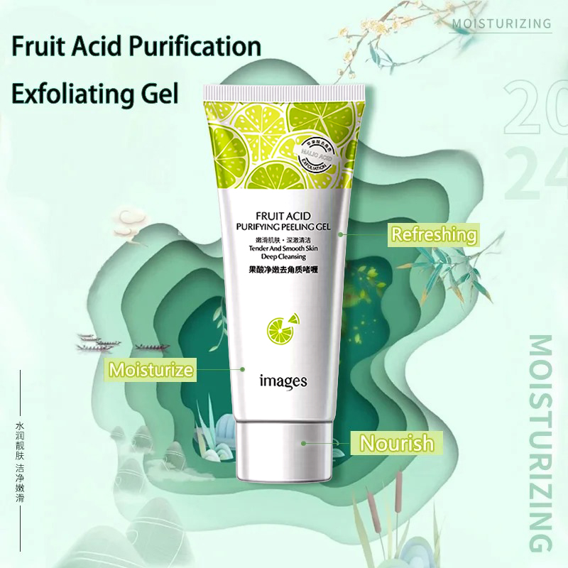 Peptide Neck Cream - Натуральный пилинг-гель с фруктовой кислотой, очищающий