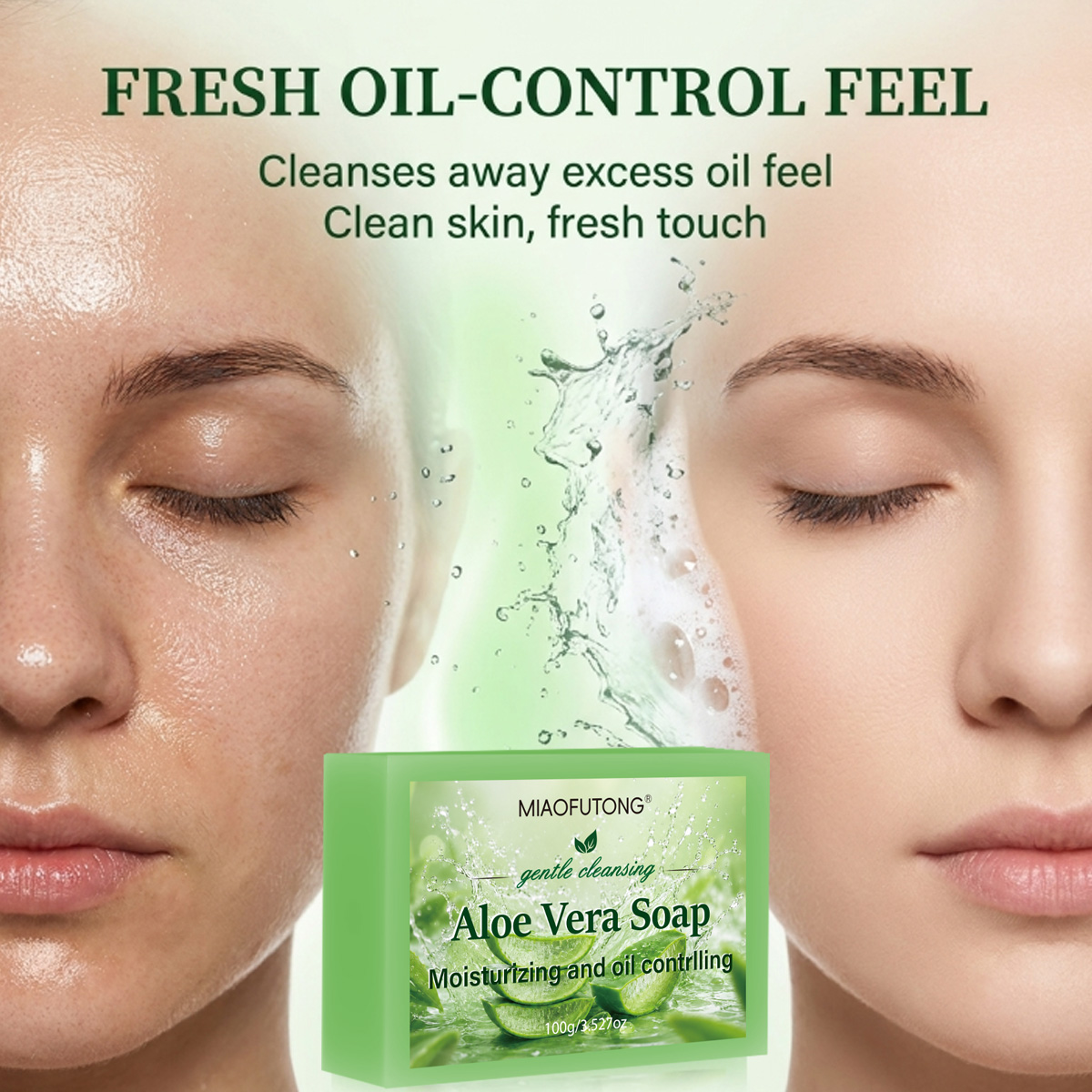 Skincare Natur E - Мыло ручной работы с алоэ вера
