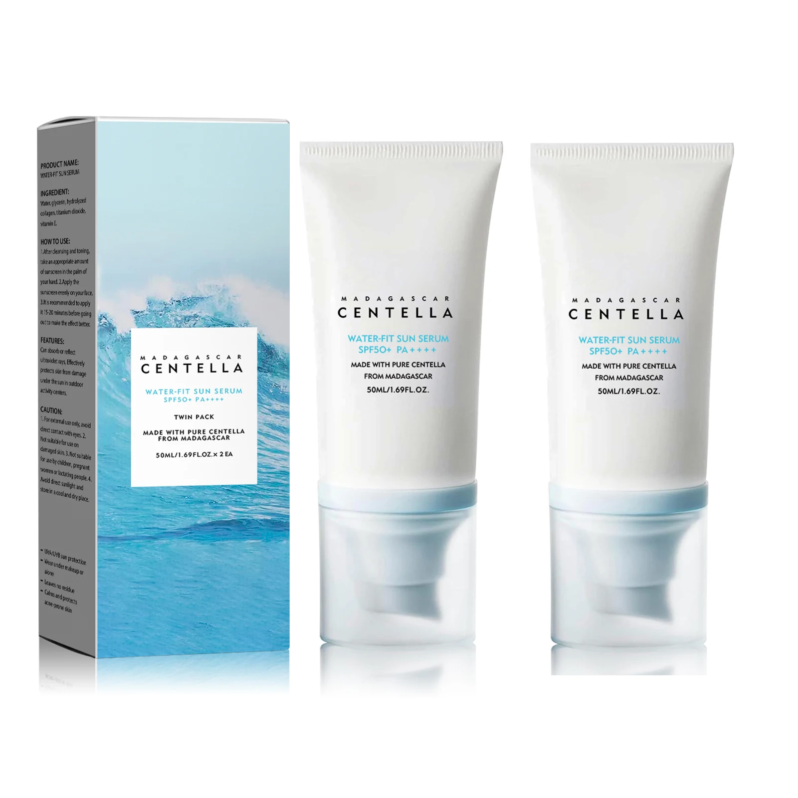 Spf 50 Sunscreen - 2/1 шт. SPF50 + солнцезащитный крем