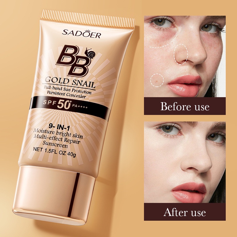 SADOER Gold Snail Sunscreen BB – обзор и цена Spf 50 Sunscreen