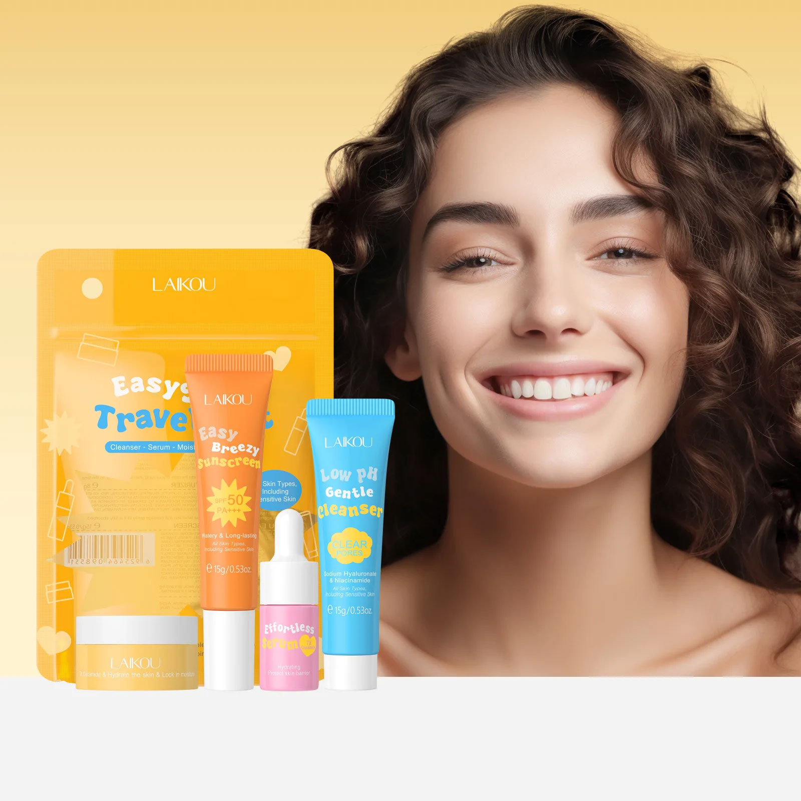 4 шт. Laikou керамид дорожный  – обзор и цена Spf 50 Sunscreen