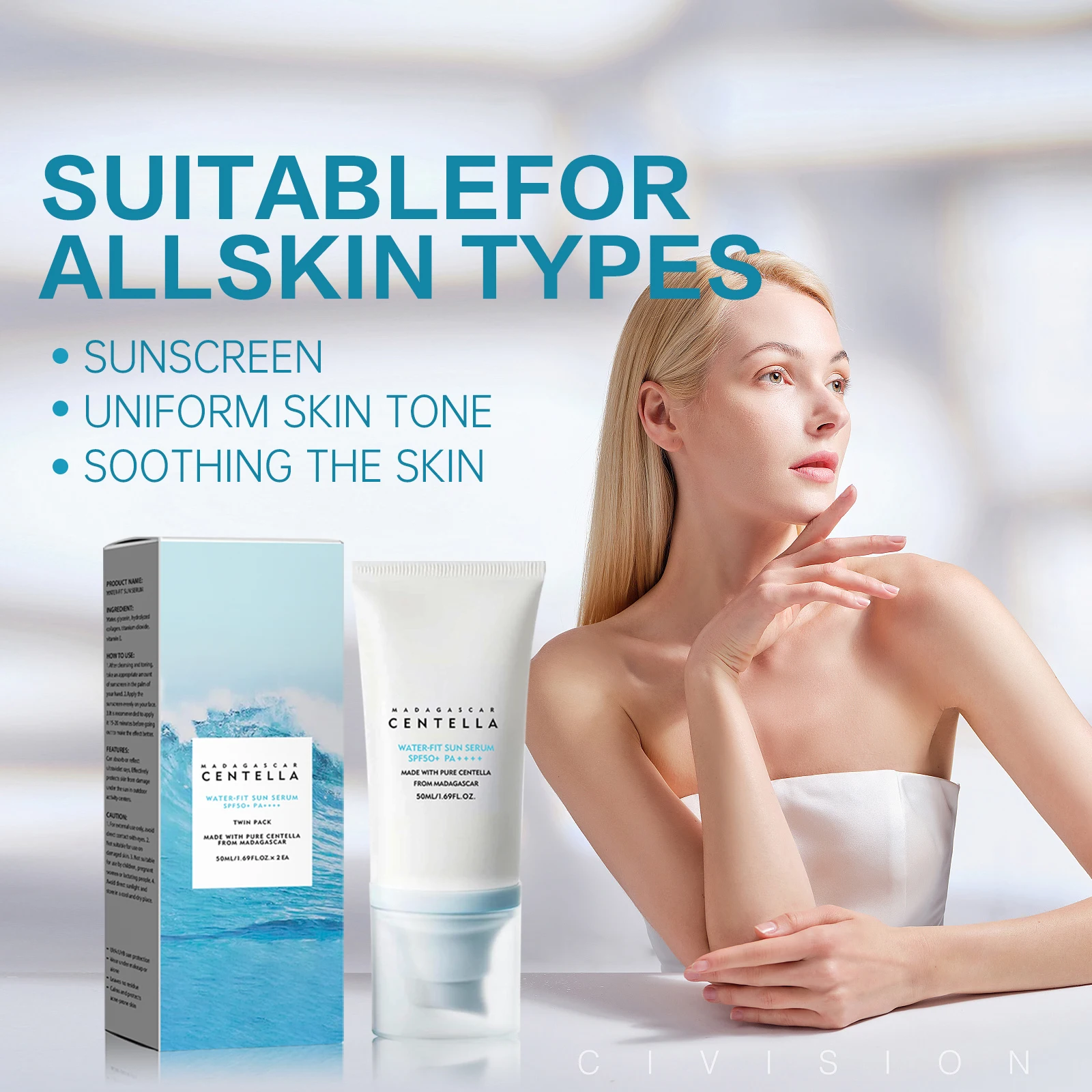 2/1 шт. SPF50 + солнцезащитный – обзор и цена Spf 50 Sunscreen
