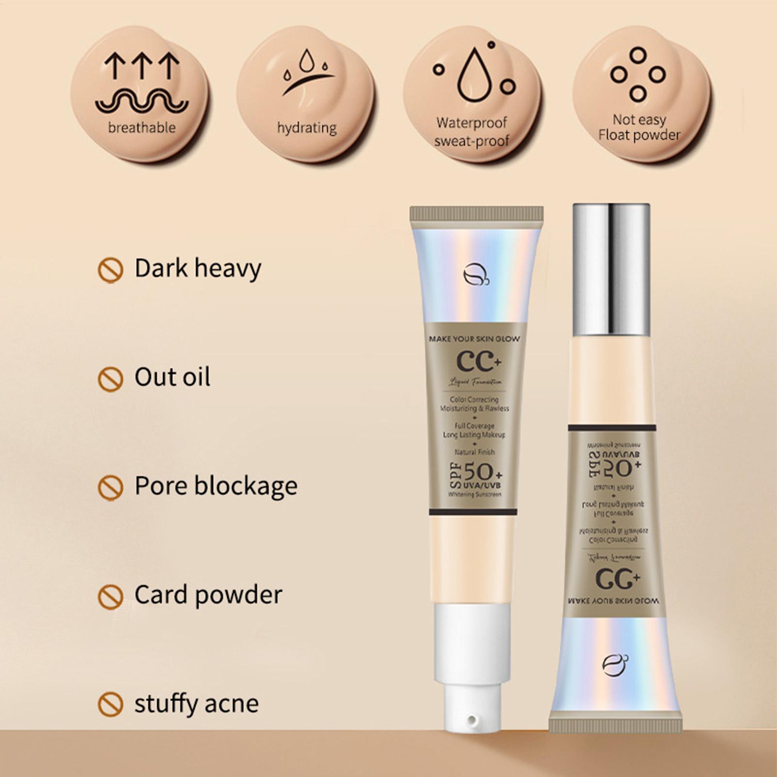 CC Cream Foundation SPF 50, со – обзор и цена Spf 50 Sunscreen